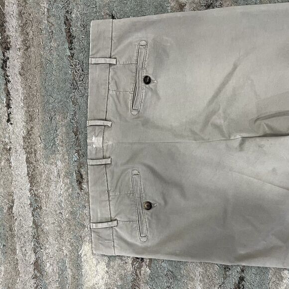 Peter Millar Collection 5-Pocket Chino Pants Men 36 x 22 Gray Khaki Stretch READ - Picture 7 of 7